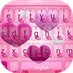 Fluffy Love Heart Theme&Emoji Keyboard