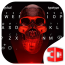 3D Blood Skull Theme&Emoji Keyboard APK