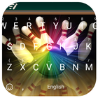 Bowling Theme&Emoji Keyboard icône