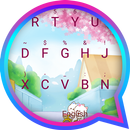 Cute Sakura Bunny Theme&Emoji Keyboard APK
