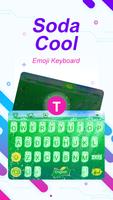 Soda Cool Theme&Emoji Keyboard poster