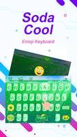 Soda Cool Theme&Emoji Keyboard syot layar 2