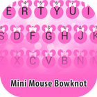 Mini Mouse Bowknot Theme&Emoji Keyboard icône