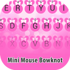 Mini Mouse Bowknot Theme&Emoji Keyboard أيقونة