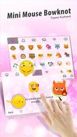 Mini Mouse Bowknot Theme&Emoji Keyboard スクリーンショット 2