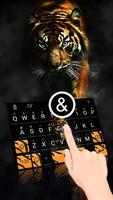 Tiger Theme&Emoji Keyboard poster