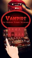 Vampire Theme&Emoji Keyboard imagem de tela 1