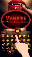 Vampire Theme&Emoji Keyboard imagem de tela 2