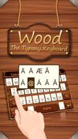 Classical Wood Simple Theme&Emoji Keyboard captura de pantalla 1