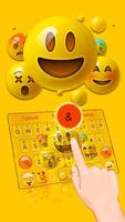 Poster Smiley Emoji Tastiera Tema