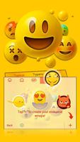 Smile Emoji Keyboard Theme ảnh chụp màn hình 3