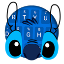 Tema Keyboard Monster Biru APK