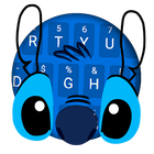Icona Tema della tastiera del mostro blu