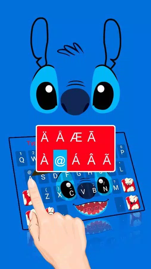 Blaues Monster Tastaturdesign APK für Android herunterladen
