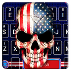 Icona Tema della tastiera del cranio americano