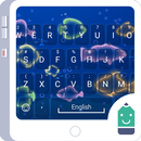 Neon Fish Theme&Emoji Keyboard APK
