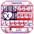 USA Flag Heart  Keyboard