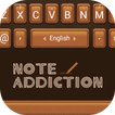 Note Addiction Theme&Emoji Keyboard