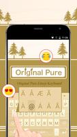 Original Pure Theme&Emoji Keyboard capture d'écran 1