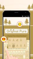 Original Pure Theme&Emoji Keyboard imagem de tela 1