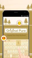Original Pure Theme&Emoji Keyboard capture d'écran 2