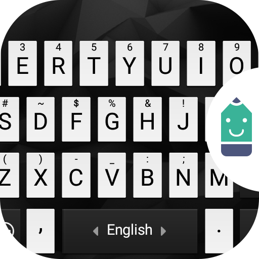 Black & White Typany Keyboard