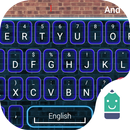 Neon Wall Typany Theme APK