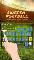 Sweden Football Theme&Emoji Keyboard imagem de tela 1