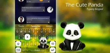 Cute Panda Typany Keyboard