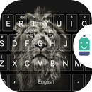 Black&White Lion Emoji Theme APK
