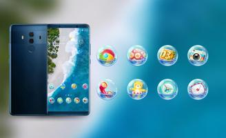 Theme for vivo v9 pro funny summer beach wallpaper ภาพหน้าจอ 3