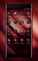 Theme for vivo X23 abstract tech red wallpaper capture d'écran 1