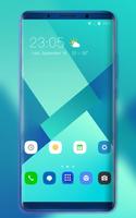 Theme for vivo X23 simple lines wallpaper পোস্টার