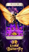 Gold Butterfly 3D পোস্টার