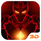 Red Iron Hero 3D Theme icon