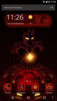 Fer Rouge Hero 3D Theme Affiche
