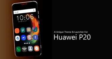 Theme & Launcher for Huawei P20 Affiche