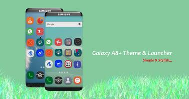 Theme For Galaxy A8 Plus | Samsung A8+ 2018 الملصق