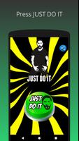 Just Do It Button poster