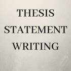HOW TO WRITE A THESIS STATEMENT icon