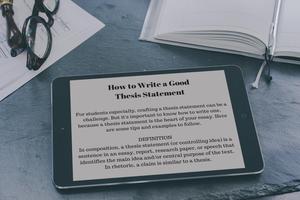 THESIS STATEMENT EXAMPLES تصوير الشاشة 3