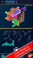 Hexa Block Ultimate - with spin! Logic Puzzle Game imagem de tela 2