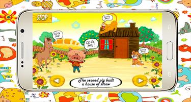 Little pigs and farm - Audio Fairy Tale ảnh chụp màn hình 2