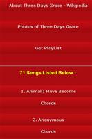 All Songs of Three Days Grace تصوير الشاشة 2