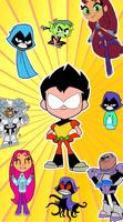 Titans Go Hero Run Affiche