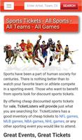 Event Tickets by TicketListers स्क्रीनशॉट 3