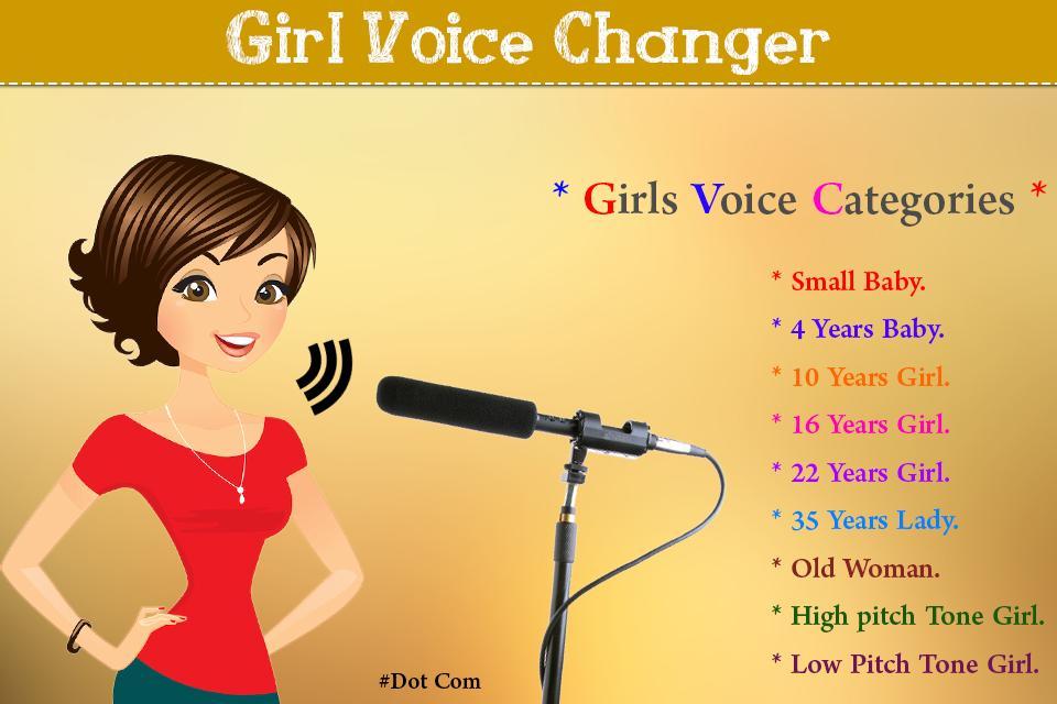Girl Voice Changer APK pour Android Télécharger