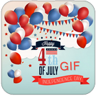 4th July GIF icône