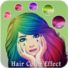 Girls Hair Color Effect - Girls Photo Editor آئیکن
