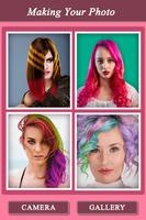 Girls Hair Color Effect - Girls Photo Editor الملصق